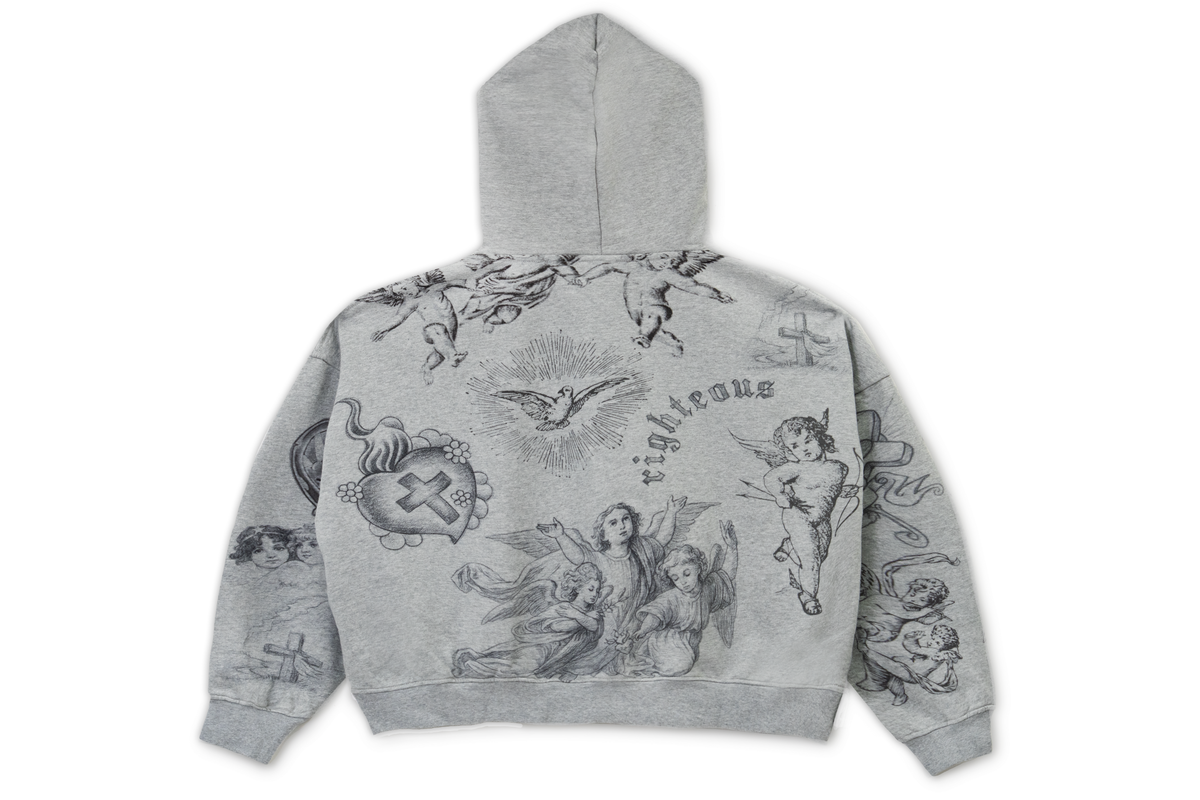 We Are Righteous God's Favorite Distressed Hoodie