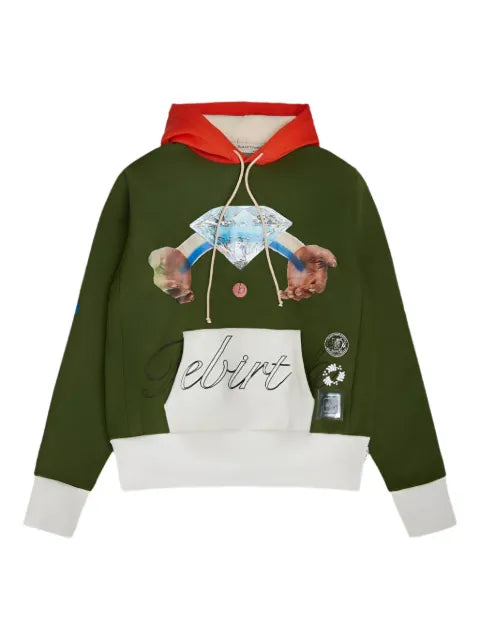 Advisory Board Crystals Birthstone - April "Olive" hoodie