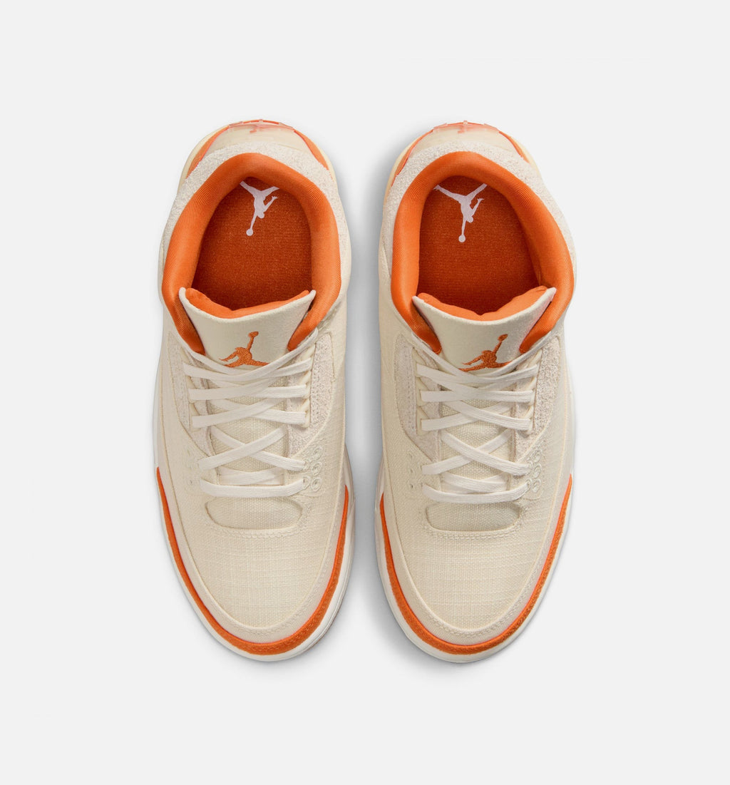 Air Jordan 3 Retro Starfish Women's Lifestyle Shoes - Fossil/Starfish/Sail