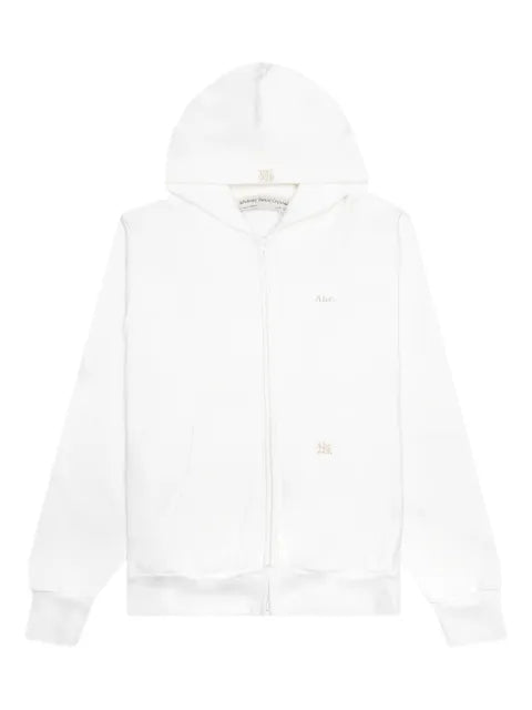 Advisory Board Crystals zip-up logo-detail hoodie