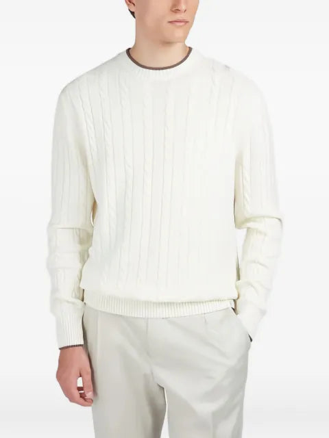 Paul & Shark cable-knit crew-neck sweater