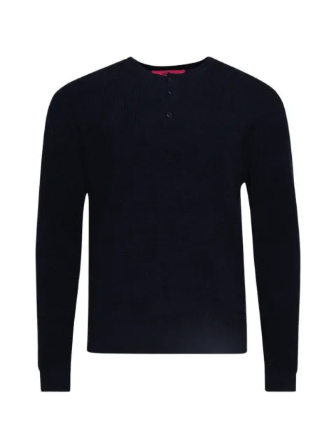 The Elder Statesman ribbed sweater with buttons