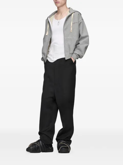 Maison Margiela zipped hooded sweatshirt
