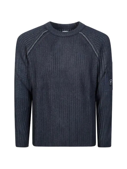 C.P. Company fleece-knit Lens crewneck sweater