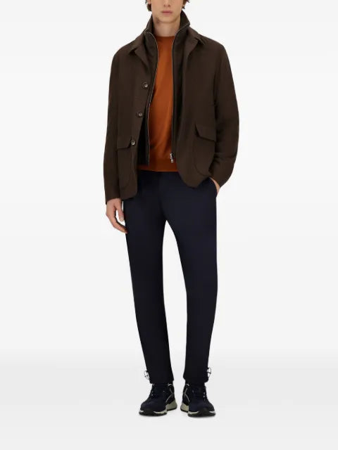 Herno padded single-breasted blazer