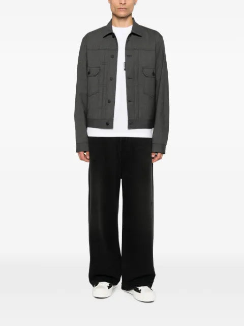 DSQUARED2 button-up pocket-detail jacket
