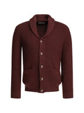 Brunello Cucinelli shawl-collar ribbed-knit cardigan
