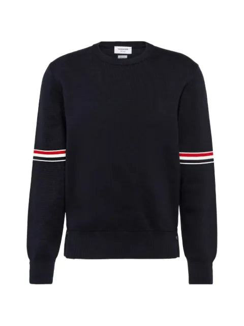Thom Browne RWB stripe-detail sweater