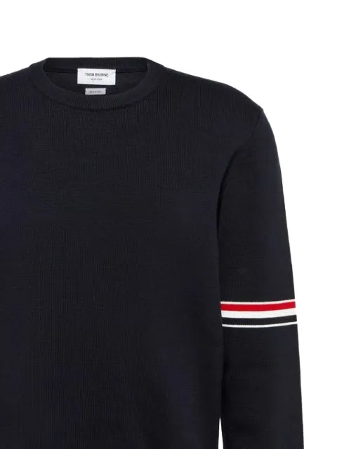 Thom Browne RWB stripe-detail sweater