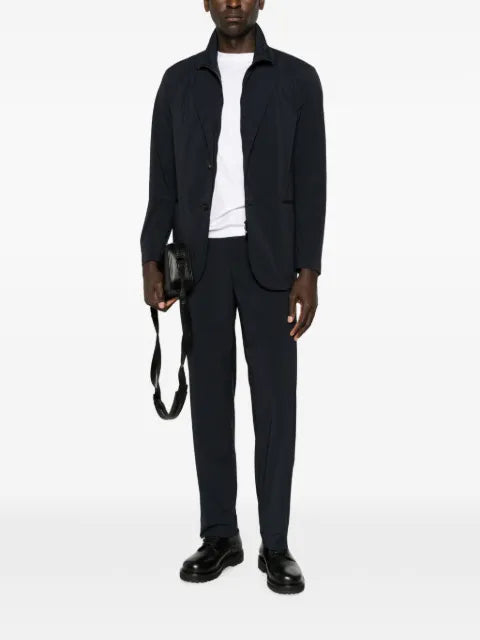 Emporio Armani layered-effect notched-lapel blazer