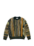 Laneus patterned jacquard-knit sweater