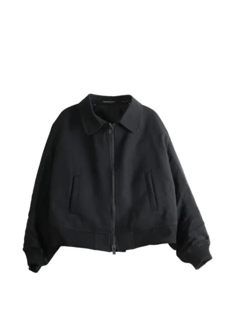 Yohji Yamamoto zip-up collared jacket