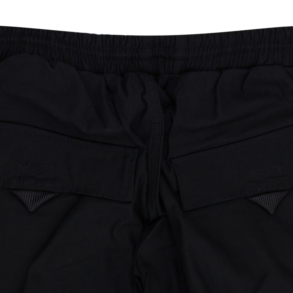 Black Knee Zip Cargo Pants