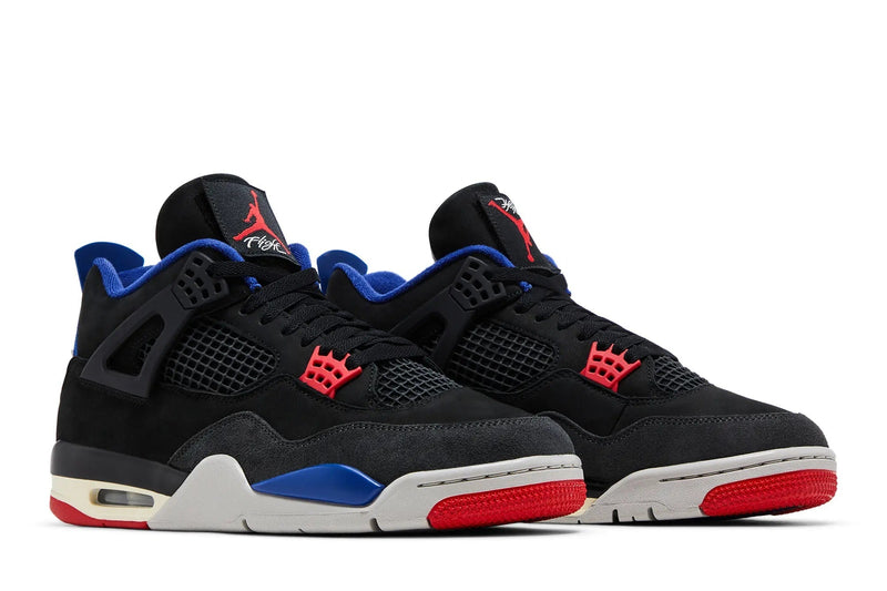 Air Jordan 4 Retro 'Rare Air' – White Lettering on a Black & Red Classic
