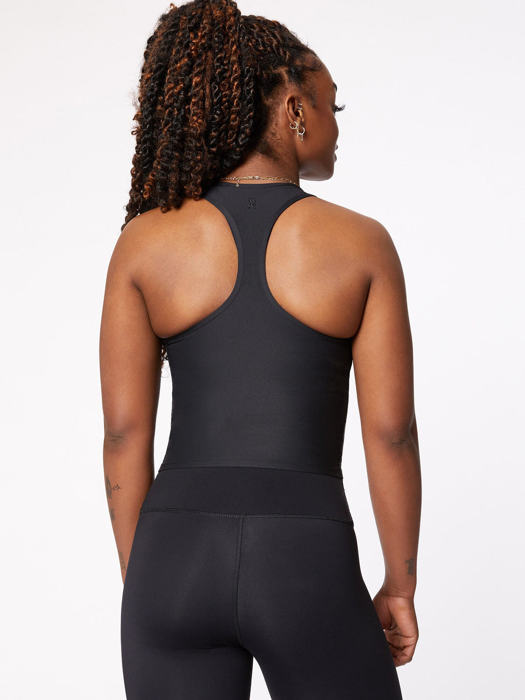 CROP PERFORMANCE RACER TANK