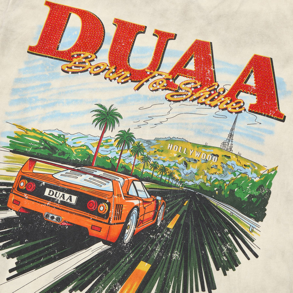 Rough Play DUAA Car Graphic Short-Sleeve T-Shirt