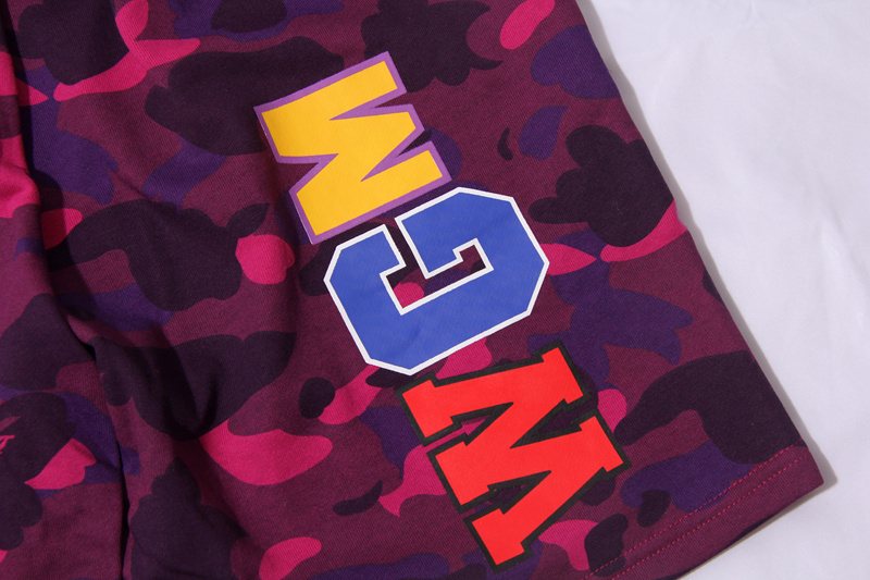 BAPE Shark Face Camouflage Drawstring Shorts