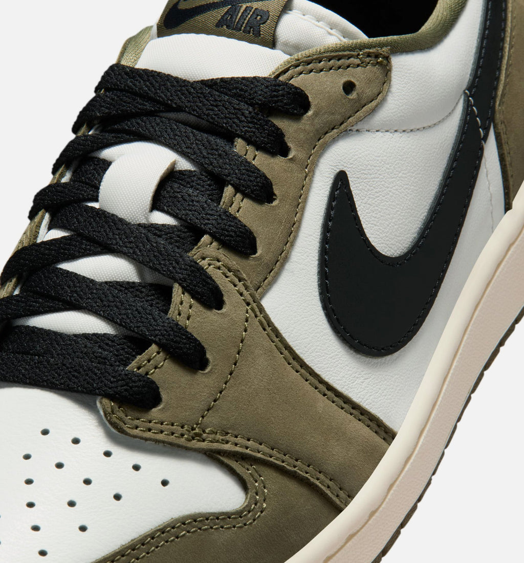 Air Jordan 1 Low OG Medium Olive And Summit White Men's Lifestyle Shoe - Medium Olive/Black/Summit White/Sail