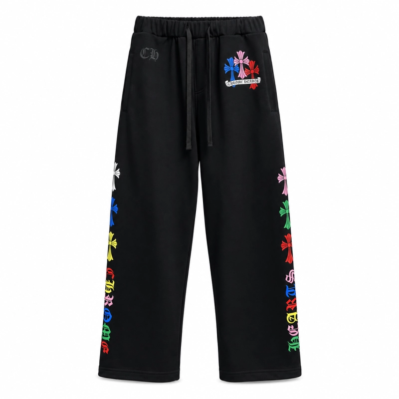 Chrome Hearts Multicolor Cross Sweatpants Black