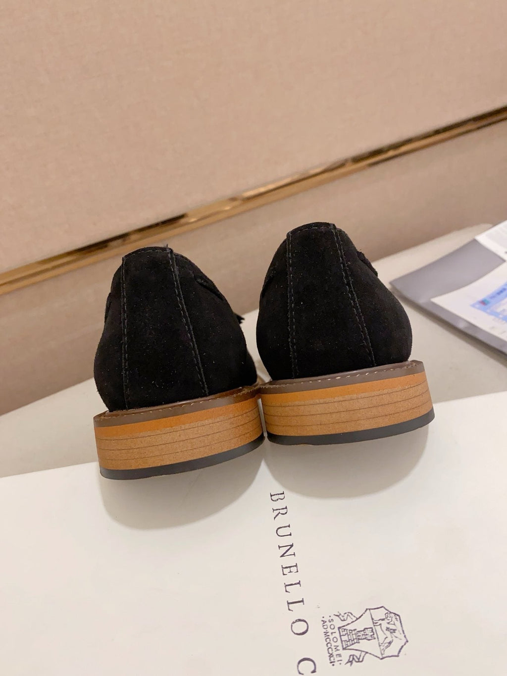 Brunello Cucinelli Suede Tassel Loafers